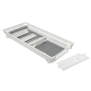 Основание комбинированного щита Nova 2 DIN-рейки + 2 монтаж. платы 4 габарит IP40 PROxima nv-cbase-2+2