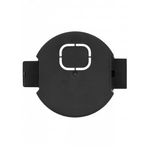 Установочная коробка СП D68х42мм, саморезы, стыковочные узлы, черная, IP20, SQ1402-1115