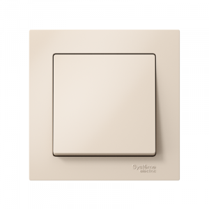 Выключатель 1-кл. СП AtlasDesign 10А IP20 (сх. 1) 10AX в сборе беж. SE ATN000212
