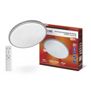 Светильник светодиодный COMFORT MYSTERY 55Вт 230В 3000-6500К 4400лм 400х70мм с пультом ДУ 4690612034904