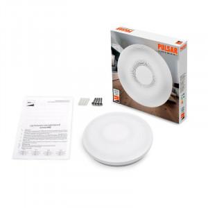 Светильник светодиодный декоративный PPB Pulsar 32Вт 4000К IP20 d320х60 настенно-потолочный бытовой 5024748