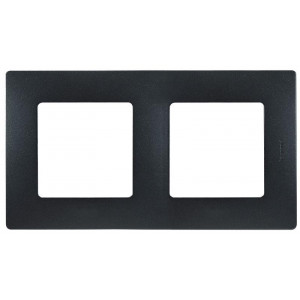 Рамка 2-м Etika антрацит Leg 672582