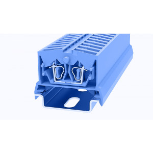 WS2.5-DIN35-01P-12-00Z(H), Проходная клемма, тип фиксации провода: пружинный, номинальное сечение: 2,5 мм кв., 24А, 800V, ширина: 6 мм, цвет: синий, тип монтажа: DIN35