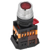Кнопка ABLF-22 d22мм 1з+1р 240В неон красн. BBT10-ABLF-K04