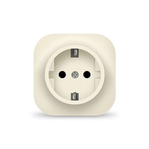 Розетка 1-м ОП 16А IP20 с заземл. сл. кость 1433
