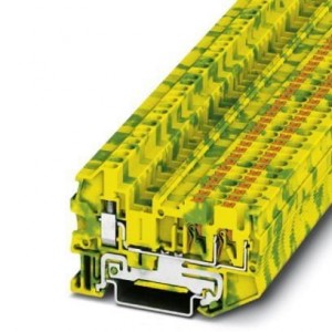 3209517, Клеммные колодки для DIN-рейки PTU 2.5-TWIN PE 26-12AWG 600V 20A