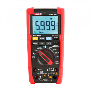 UT18B PRO, Мультиметр цифровой, True RMS, проверка LED