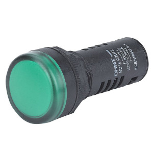 Индикатор ND16-22D/4C зеленый, встр. конденсатор, IP65 АС230В (R) 828069