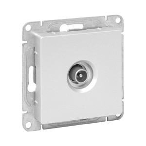 Механизм розетки TV, проходная, алюминий Эпика EKF UP1-SOA-TV-2