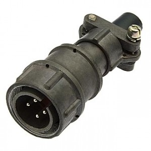 RM18-4-TJ-S-D, Соединитель цилиндрический диаметр 18 мм 4 контакта 400 В 10 А