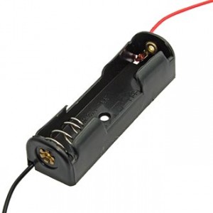 BATTERY HOLDER FOR LI-ION 1X14500, Батарейный отсек с захватом для Li-ion 1X14500, открытый