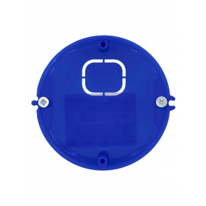 Установочная коробка СП D68х42 мм, саморезы, без стыковочных узлов, синяя, IP20, SQ1402-1138