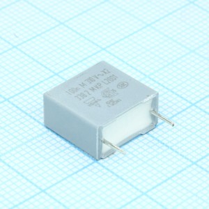 BFC233820104, Пленочный конденсатор X2 0,1мкФ 630VDC/310VAC ±20% 12,5х6х12мм 110°C