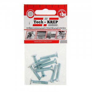 Винт DIN965 с потайной головкой М6х30 оцинк. (уп.10шт) 103002