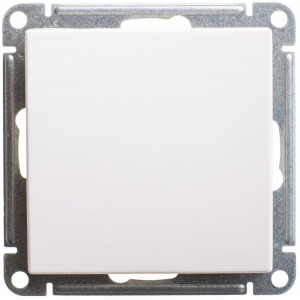 W59 AQUA 1-клавишный ПЕРЕКЛЮЧАТЕЛЬ, 10АХ, IP44, механизм, БЕЛЫЙ VS610-156B-1-86