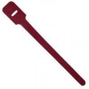 RKWPR-6-6, Кабельные соединения Cable tie, Hook & Loop plenum rated, 3/8" x 6", 10/bag, maroon
