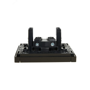 FORTE&PIANO Розетка 1-местная без заземления с защитными шторками винтовое крепление 10А FP317 серый IEK FP-R13-10-K03