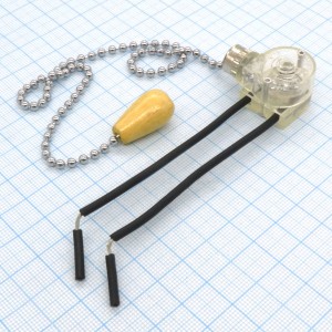 Выключатель для бра с цепочкой  хром, Выключатель для бра с цепочкой  хром