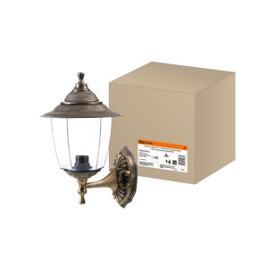 СветильникПрагаЭл-11-71Б60ВтЕ27настенныйвверхбронза, прозрачный плафон SQ0330-0523