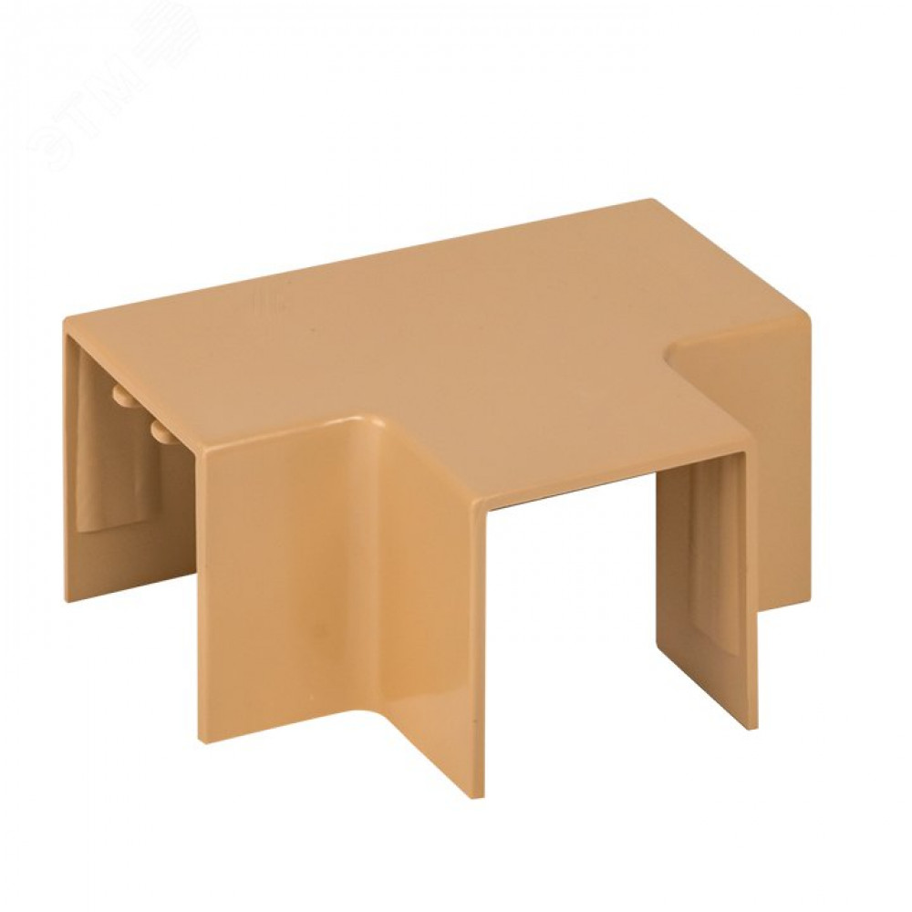 Изображение товара Угол T-образный 25х25 светлое дерево пластик 4 шт