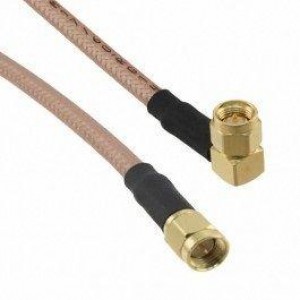 135103-07-18.00, Соединения РЧ-кабелей SMA R/A Plug to Plug RG142 18in