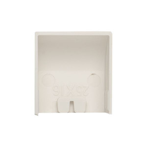 Заглушка (25х16) (4 шт) белая EKF-Plast ecw-25-16x4