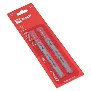 Пилки для электролобзика прямые T101B (чистовой рез по ДВП)(SK5)(2 шт) Expert pl-t101b-2
