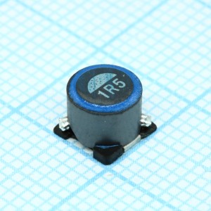 SLF6045T-1R5N4R0-3PF, Катушка индуктивности SMD силовая 1.5мкГн, 4A, по постоянному току 16мОм 6x6мм