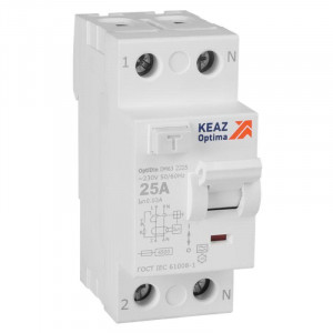Выключатель дифференциального тока (УЗО) без защиты от сверхтоков 2П 25А 30мА A 4,5кА OptiDin DM63-2225-A-4,5-УХЛ4 343912
