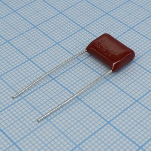 TS02002A683KSB0D0R, Конденсатор металлоплёночный полиэтилентерефталатный 0.068мкФ 100В ±10% (13х6.5х10мм) шаг выводов 10мм 85°С россыпь