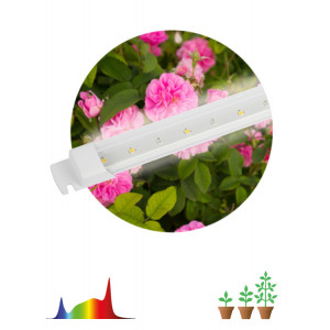 Светильник для растений, фитолампа светодиодная линейная ЭРА FITO-10W-Т5-Ra90-Slim полного спектра 10 Вт Т5(кр.1шт) [Б0057400]