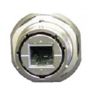 RJF67A1B, Модульные соединители / соединители Ethernet Cat6 RJ45 Jam Nut REC Black