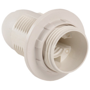 Ппл14-02-К12 Патрон пластик с кольцом, Е14, белый, индивидуальный пакет, EPP21-02-02-K01