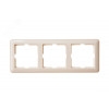 Рамка 3-м W59 сл. кость SE (КД-3-28) KD-3-28