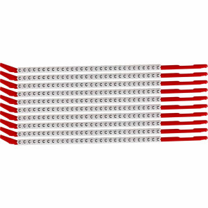 brd313112, SCN-10-C клипсы, легенда "C", нейлон, для провода диаметром 2.8-3.4мм, 300 шт. в упак.
