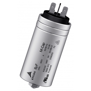 B32332I6256J080, Конденсатор пленочный 25мкФ 450 VAC полипропиленовый ±5% (35 X 93мм) 85°C