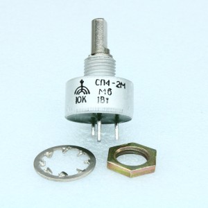 СП4-2Ма 1 А 3-20    10К, Резистор переменный подстроечный непроволочный 10кОм 1Вт