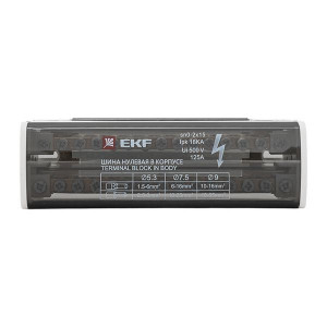 Шина нулевая в корпусе 2х15 sn0-2x15