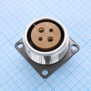 2РТТ28Б4Г10В, Соединитель цилиндрический низкочастотный пылебрызгозащищенный