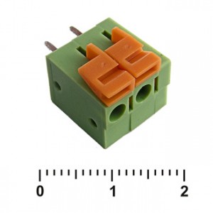 XY122V-2 (5.08MM), Клеммник нажимной XY122V-2, 5.08 мм