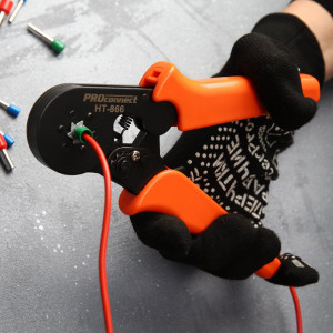 Кримпер PROconnect HT-866 для обжима штыревых наконечников 0.25-6.0 мм? 12-3205-4