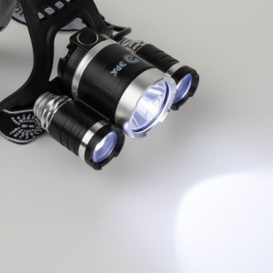 Фонарь аккумуляторный налобный GA-809 5Вт 3SMD CREE High Power Headlamp алюм. Б0056111