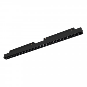 Светильник MAG-ORIENT-LASER-L465-16W Warm3000 (BK, 24 deg, 48V) 033618, Светильник для магнитных треков MAG-ORIENT шириной 26 мм. Мощность 16 Вт, св. поток 870 лм, 54 лм/Вт, теплый 3000 K, CRI>90, угол 24°, напряжение питания 48 В. Черный прямоугольный корпус из металл, экран поликарбонат, степень защиты IP20. Размер: длина 4