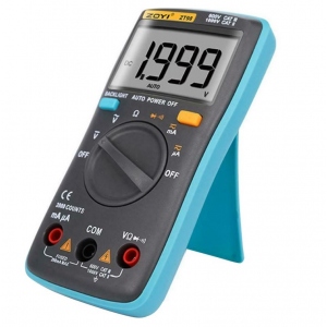 ZT-98, Мультиметр для измерения постоянного (DC) и переменного (AC) напряжения, постоянного (DC) и переменного (AC) тока, сопротивления, проверки диодов и целостности цепи.