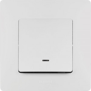 Рамка 1-м Etika бел. Leg 672501