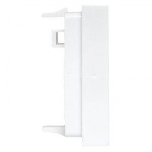 Вставка розеточная 45х45мм формат Mosaic на 2 модуля Keystone защ. шторки с маркерами бел. TERACOM PRO TRP-INS-MOS-2M2P-WH