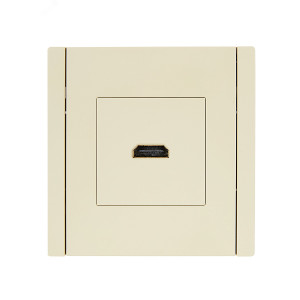 FORTE&PIANO Розетка HDMI FP440 ваниль IEK FP-H10-K10