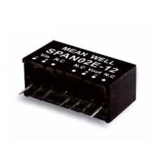 SPAN02C-12, Преобразователь DC/DC, на печатную плату, 2 Вт