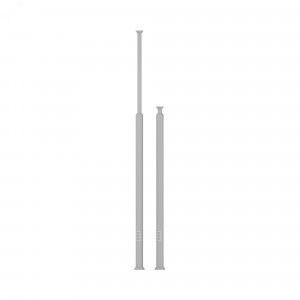 Телескопическая алюминиевая колонна, 2.7 - 4.2м, цвет темно-серебристый металлик 09574