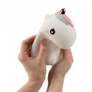 Силиконовый ночник Единорог USB с 3 режимами, RGB-свечение 503-003